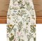 Wildflowers Floral Spring Table Runner, Seasonal Summer Butterfly Kitchen Dining Table Decoration